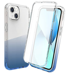 Full Body Shockproof Clear Gradient Phone Case, For iPhone 14, For iPhone 14 Pro, For iPhone 14 Plus, For iPhone 14 Pro Max