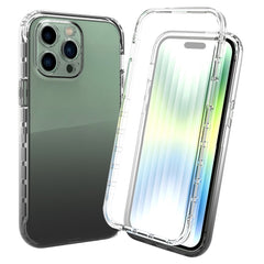 Full Body Shockproof Clear Gradient Phone Case, For iPhone 14, For iPhone 14 Pro, For iPhone 14 Plus, For iPhone 14 Pro Max