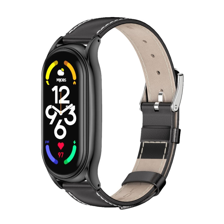 MIJOBS Plus Genuine Leather Watch Band