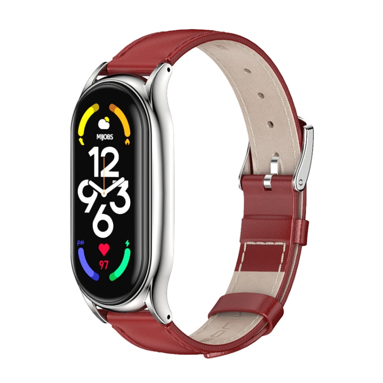 MIJOBS Plus Genuine Leather Watch Band