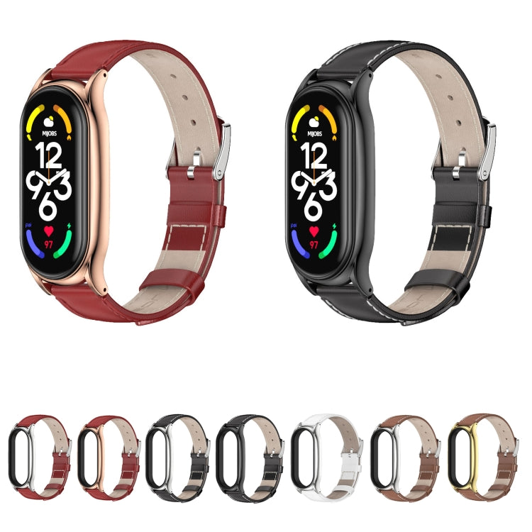 MIJOBS Plus Genuine Leather Watch Band