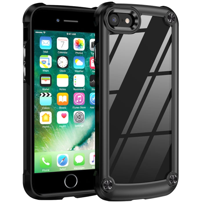 TPU + PC-Linsenschutz-Telefonhülle, für iPhone SE 2022 / SE 2020 / 8 / 7
