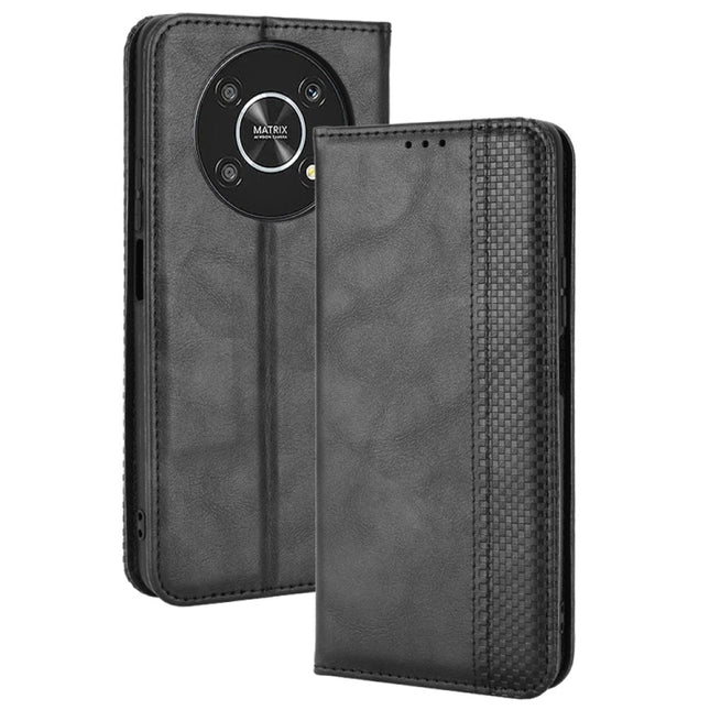 Magnetic Buckle Retro Crazy Horse Leather Phone Case, For Honor X9 5G / Magic4 Lite / X30, For Samsung Galaxy Xcover6 Pro, For OnePlus Nord CE 2 Lite 5G/OPPO Realme 9 Pro/9 5G, For OnePlus Nord 2T, For UMIDIGI A13 / A13 Pro / A13S, For ZTE Blade A52