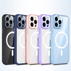 Soft Shield MagSafe Magnetic Acrylic Transparent PC Phone Case, For iPhone 13 Pro Max, For iPhone 13 Pro, For iPhone 13, For iPhone 12 Pro Max, For iPhone 12 Pro, For iPhone 12