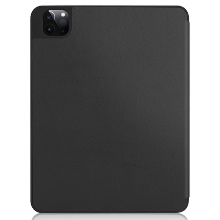 Custer Texture 3-Fold Smart TPU Leather Tablet Case, For iPad Pro 12.9 2022/2021/2020