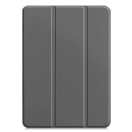 Custer Texture 3-Fold Smart Leather Tablet Case, For iPad Air 13 2025 / 2024 / Pro 12.9 2022