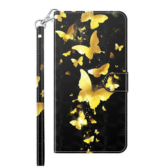 3D Painting Pattern Flip Leather Phone Case, For iPhone 14, For iPhone 14 Plus, For iPhone 14 Pro