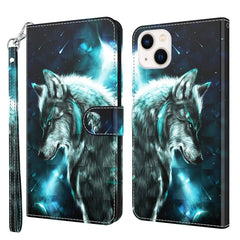 3D Painting Pattern Flip Leather Phone Case, For iPhone 14, For iPhone 14 Plus, For iPhone 14 Pro