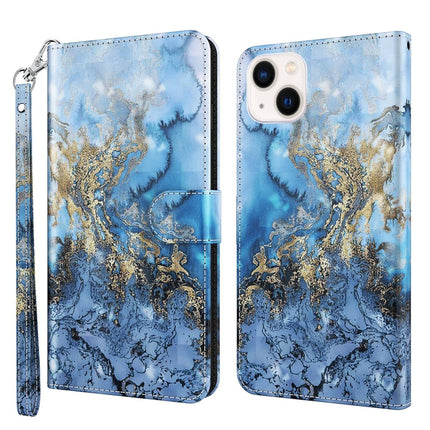 3D Painting Pattern Flip Leather Phone Case, For iPhone 14, For iPhone 14 Plus