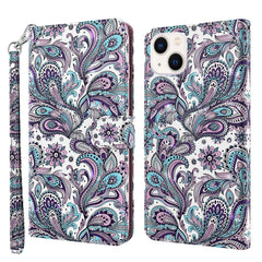 3D Painting Pattern Flip Leather Phone Case, For iPhone 14, For iPhone 14 Plus, For iPhone 14 Pro