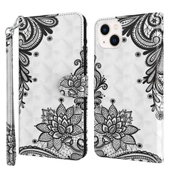 3D Painting Pattern Flip Leather Phone Case, For iPhone 14, For iPhone 14 Plus, For iPhone 14 Pro