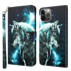 3D Painting Pattern Flip Leather Phone Case, For iPhone 14, For iPhone 14 Plus, For iPhone 14 Pro