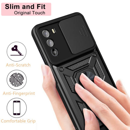 Sliding Camera Cover Design TPU+PC Phone Case, For Motorola Moto G52, For Motorola Moto G200 5G / Edge S30