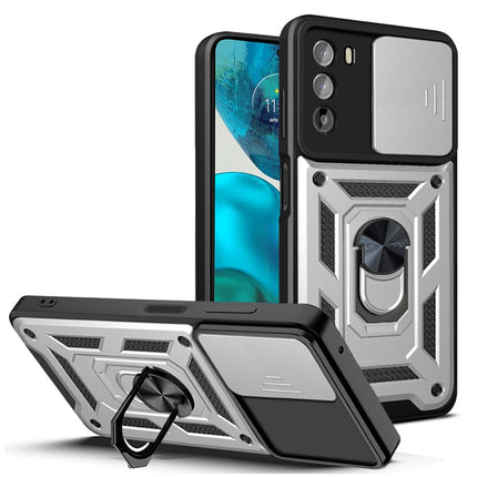 Sliding Camera Cover Design TPU+PC Phone Case, For Motorola Moto G52, For Motorola Moto G200 5G / Edge S30