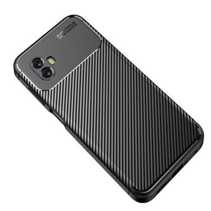 Precise Hole Carbon Fiber Texture Shockproof TPU Phone Case, For Xiaomi Poco M4 5G, For Samsung Galaxy Xcover6 Pro