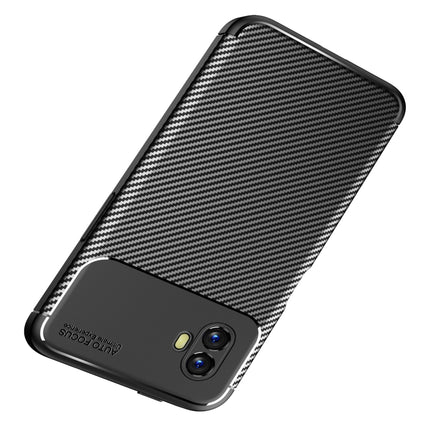 Precise Hole Carbon Fiber Texture Shockproof TPU Phone Case, For Xiaomi Poco M4 5G, For Samsung Galaxy Xcover6 Pro