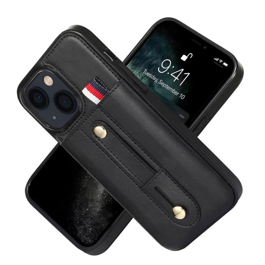 Wristband Kickstand Wallet Leather Phone Case, For iPhone 13 mini, For iPhone 13, For iPhone 13 Pro, For iPhone 13 Pro Max, For iPhone 12 mini, For iPhone 12 / 12 Pro