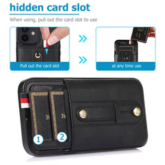 Wristband Kickstand Wallet Leather Phone Case, For iPhone 13 mini, For iPhone 13, For iPhone 13 Pro, For iPhone 13 Pro Max
