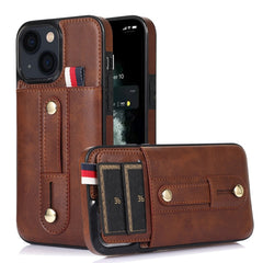 Wristband Kickstand Wallet Leather Phone Case, For iPhone 13 mini, For iPhone 13, For iPhone 13 Pro, For iPhone 13 Pro Max, For iPhone 12 mini, For iPhone 12 / 12 Pro