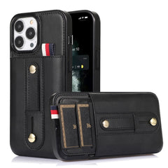 Wristband Kickstand Wallet Leather Phone Case, For iPhone 11 Pro, For iPhone 11 Pro Max, For iPhone X / XS, For iPhone XR