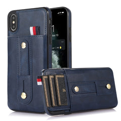 Wristband Kickstand Wallet Leather Phone Case, For iPhone 12 Pro Max, For iPhone 11, For iPhone 11 Pro, For iPhone 11 Pro Max, For iPhone X / XS, For iPhone XR