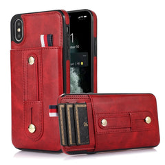 Wristband Kickstand Wallet Leather Phone Case, For iPhone 12 Pro Max, For iPhone 11, For iPhone 11 Pro, For iPhone 11 Pro Max, For iPhone X / XS, For iPhone XR