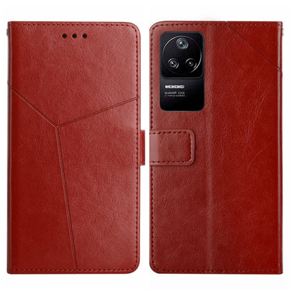 Y Stitching Horizontal Flip Leather Phone Case, For Xiaomi Poco F4 5G, For Xiaomi Poco X4 GT