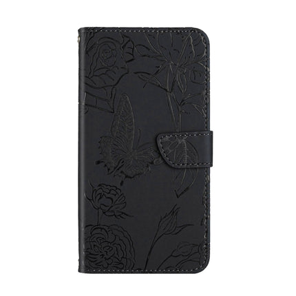 Skin Feel Butterfly Peony Embossed Leather Phone Case, For Xiaomi Poco F4 5G, For Xiaomi Poco X4 GT