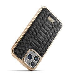 Python Texture Electroplating PU Phone Case, For iPhone 13, For iPhone 13 Pro, For iPhone 13 Pro Max, For iPhone 12 / 12 Pro, For iPhone 12 Pro Max, For iPhone 11, For iPhone 11 Pro Max