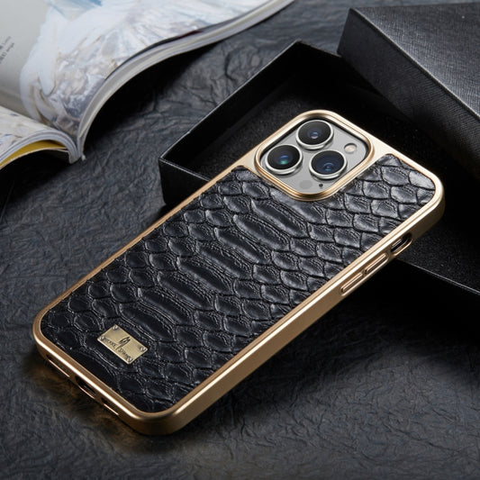 Python Texture Electroplating PU Phone Case, For iPhone 13, For iPhone 13 Pro, For iPhone 13 Pro Max, For iPhone 12 / 12 Pro, For iPhone 12 Pro Max, For iPhone 11, For iPhone 11 Pro Max