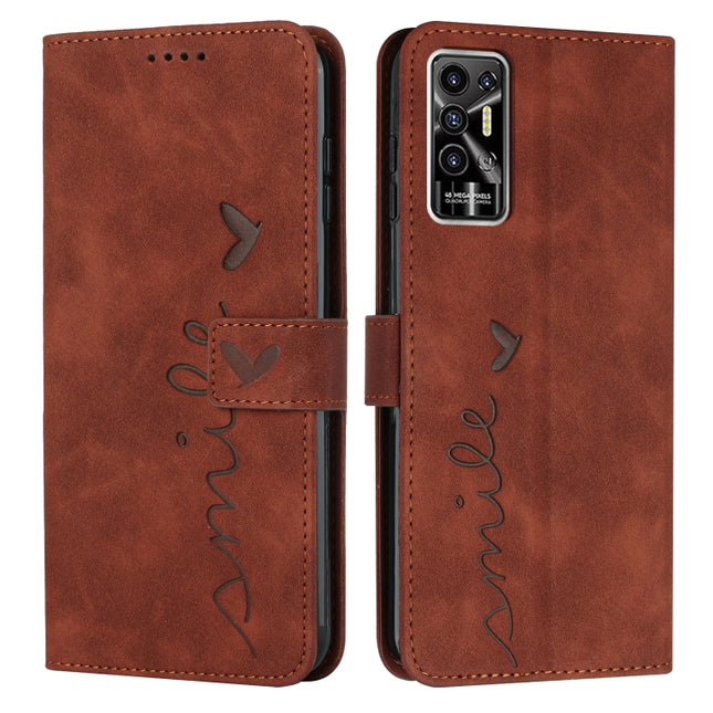Skin Feel Heart Pattern Leather Phone Case, For Tecno Pova 2, For Tecno Pova Neo, For Tecno Spark 6 Go/Spark Go 2020, For Tecno Spark 7T/Spark 7