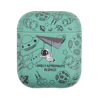For AirPods 1 / 2 / Green Paper Airplane Astronaut