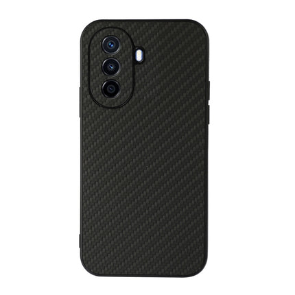 Fine Hole Carbon Fiber Texture Shockproof Phone Case, For Huawei Enjoy 50 China/nova Y70 4G Global/nova Y70 Plus