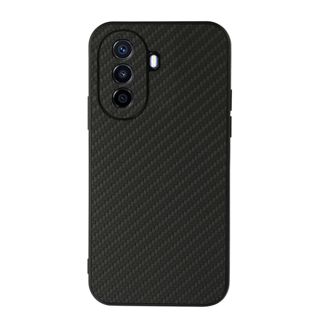 Fine Hole Carbon Fiber Texture Shockproof Phone Case, For Huawei Enjoy 50 China/nova Y70 4G Global/nova Y70 Plus