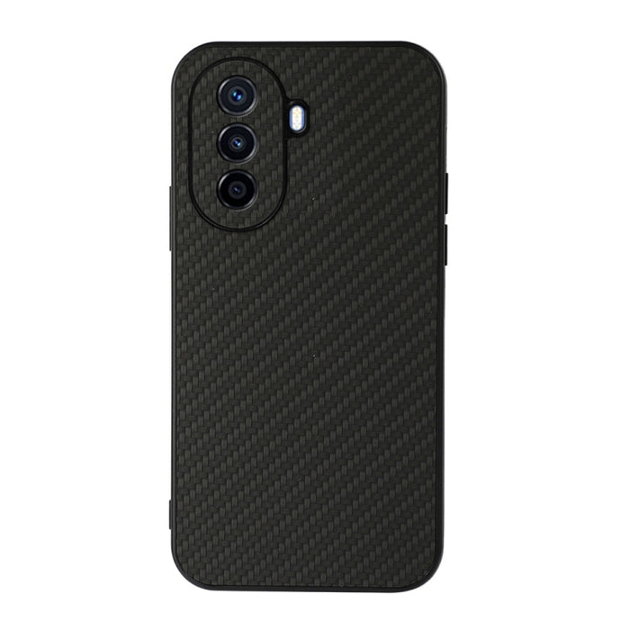 Fine Hole Carbon Fiber Texture Shockproof Phone Case, For Huawei Enjoy 50 China/nova Y70 4G Global/nova Y70 Plus