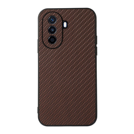 Fine Hole Carbon Fiber Texture Shockproof Phone Case, For Huawei Enjoy 50 China/nova Y70 4G Global/nova Y70 Plus