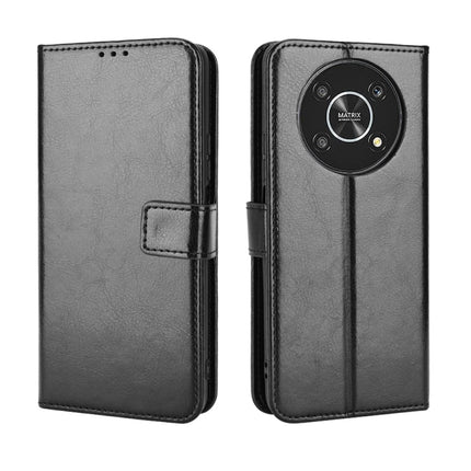Crazy Horse Texture Horizontal Flip Phone Leather Case, For Honor X9 5G / Magic4 Lite / X30