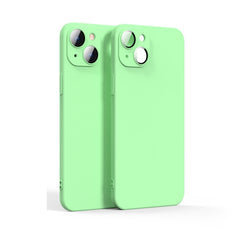 Lens Glass Film Liquid State Phone Case, For iPhone 11 Pro Max, For iPhone 13 mini