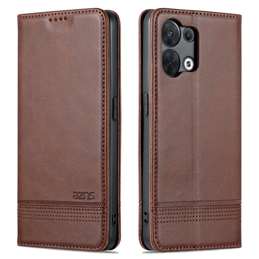 AZNS Magnetic Calf Texture Flip Leather Phone Case, For OPPO Reno8, For OPPO Reno8 Pro, For Honor 70, For Honor 70 Pro