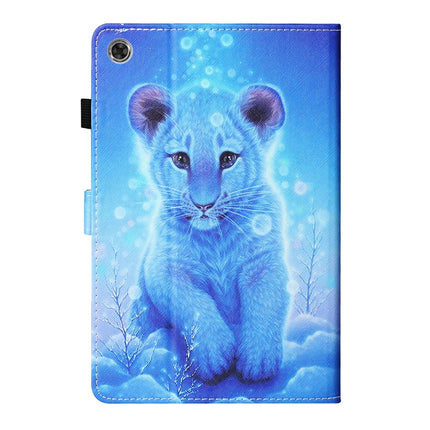 Coloured Drawing Stitching Smart Leather Tablet Case, For Lenovo Tab M10 Plus 10.6 3rd Gen 2022, For Lenovo Tab M10 3rd Gen