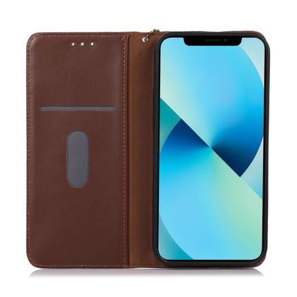 KHAZNEH Nappa Top Layer Cowhide Leather Phone Case, For iPhone 14, For iPhone 14 Plus, For iPhone 14 Pro Max, For iPhone 14 Pro