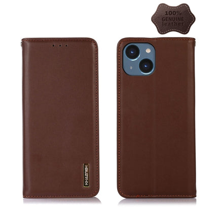 KHAZNEH Nappa Top Layer Cowhide Leather Phone Case, For iPhone 14, For iPhone 14 Plus, For iPhone 14 Pro Max, For iPhone 14 Pro