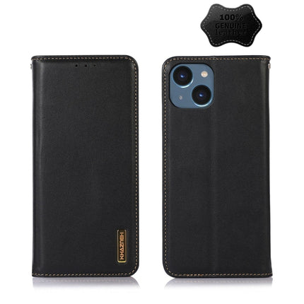 KHAZNEH Nappa Top Layer Cowhide Leather Phone Case, For iPhone 14, For iPhone 14 Plus, For iPhone 14 Pro Max, For iPhone 14 Pro