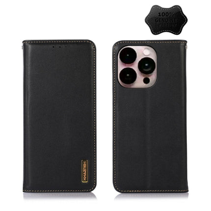 KHAZNEH Nappa Top Layer Cowhide Leather Phone Case, For iPhone 14, For iPhone 14 Plus, For iPhone 14 Pro Max, For iPhone 14 Pro
