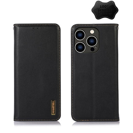 KHAZNEH Nappa Top Layer Cowhide Leather Phone Case, For iPhone 14, For iPhone 14 Plus, For iPhone 14 Pro Max, For iPhone 14 Pro
