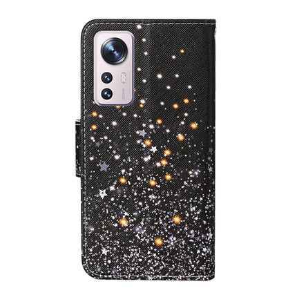 Colored Drawing Pattern Flip Leather Phone Case, For Xiaomi 12 Lite