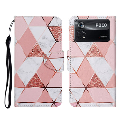 Colored Drawing Pattern Flip Leather Phone Case, For Xiaomi Poco X4 Pro 5G