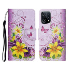 For OPPO Find X5 / Yellow Flower Butterfly
