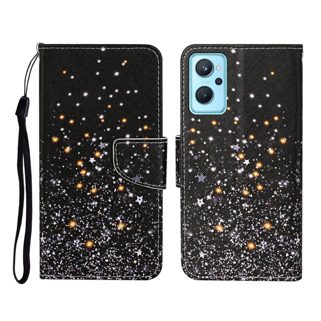 Colored Drawing Pattern Flip Leather Phone Case, For Realme 9i