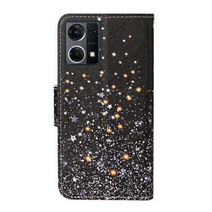 Colored Drawing Pattern Flip Leather Phone Case, For OPPO Reno7 4G